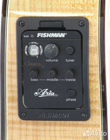 Электроакустическая классическая гитара Aria A-48C