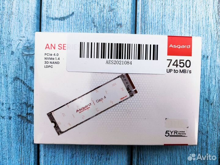 Ssd m2 nvme 1tb 7450 mb/s новый