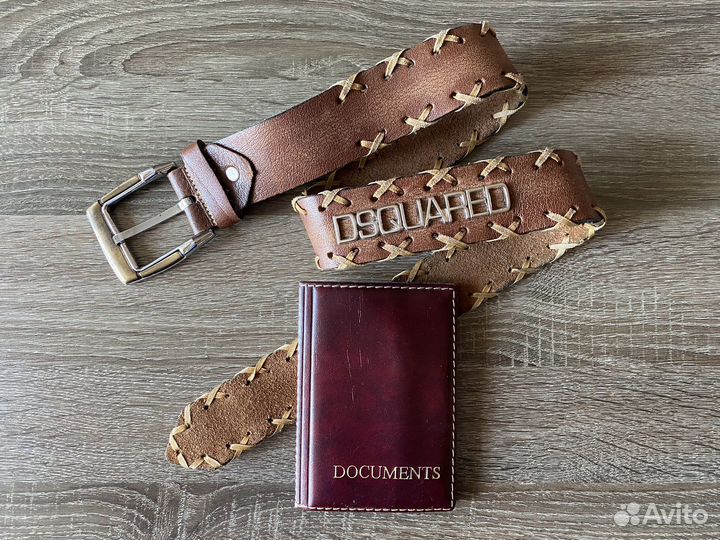 Ремень dsquared и пopтмoнe