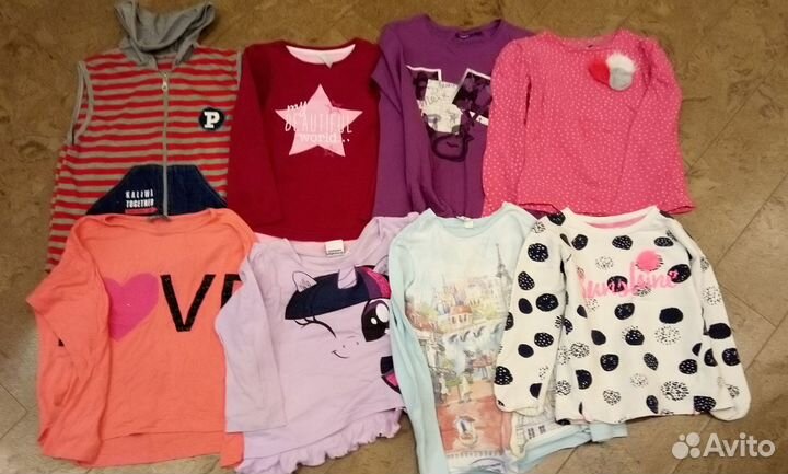 Водолазки и туники на девочку, разм 110-128