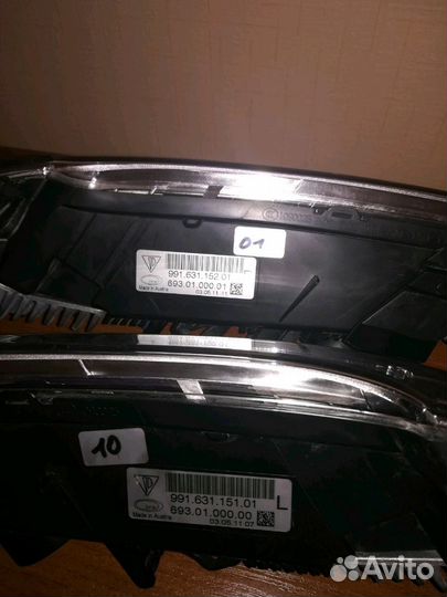 Фары в бампер на порше 911