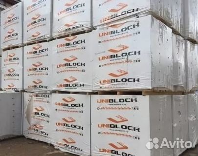 Униблок газоблок, пеноблок