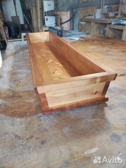 Деревянные кашпо, ящик для цветов