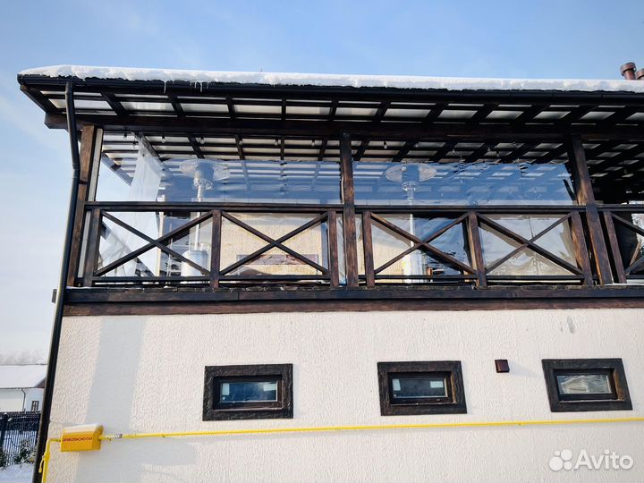 Мягкие окна на террасу