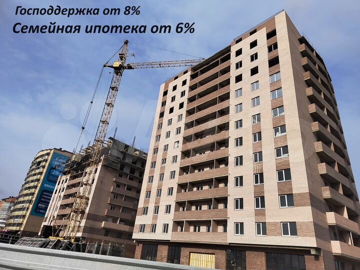 2-к. квартира, 71,7 м², 10/12 эт.