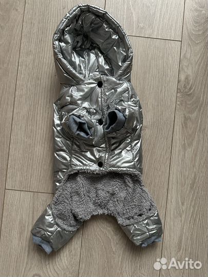 Зимний комбинезон для собаки, ботинки