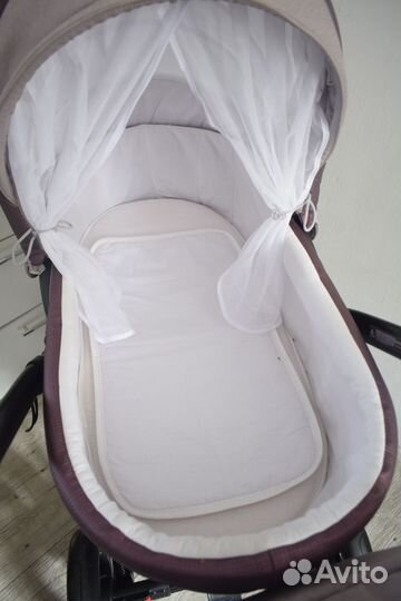 Коляска 3в1 Adamex Barletta 2.0 (гелевые колеса)