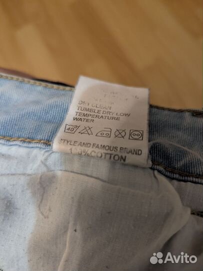 Джинсы - светлые и тёмные