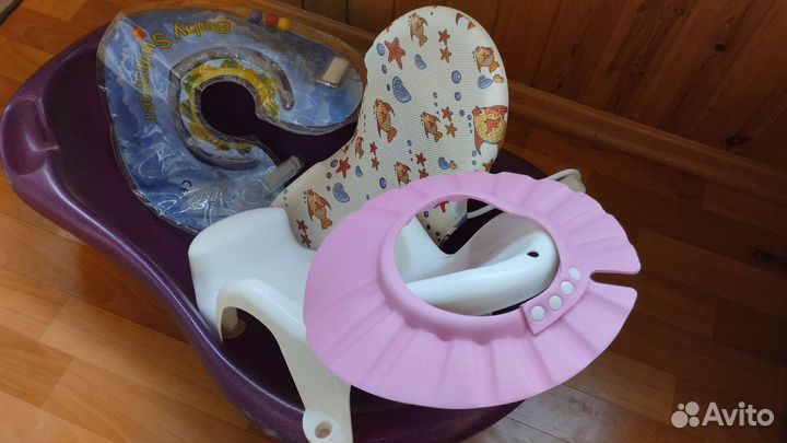 Принадлежности для купания, поводок для ходьбы