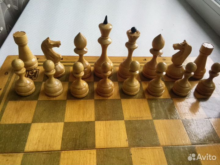 Шахматы большие СССР с доской на 42см