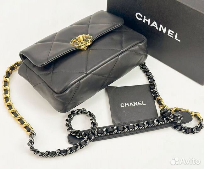 Сумка клатч chanel натуральная кожа