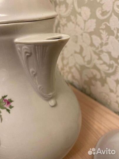 Сервиз столовой посуды ГДР чайник kahla