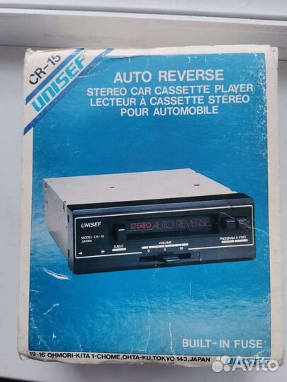 Кассетная магнитола unisef cr 15