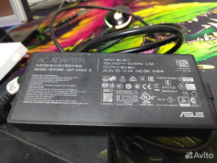 Блок питания для ноутбука asus ADP-240EB B