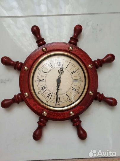 Часы настенные штурвал