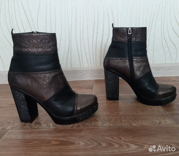 Ботильоны Кожа