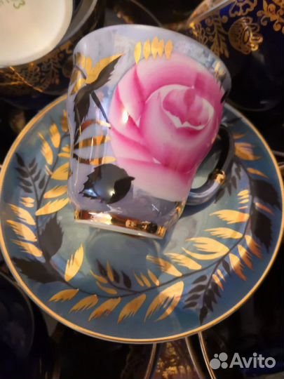 Чайная и кофейная пара лфз