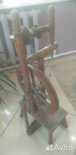 Прялка деревянная старинная