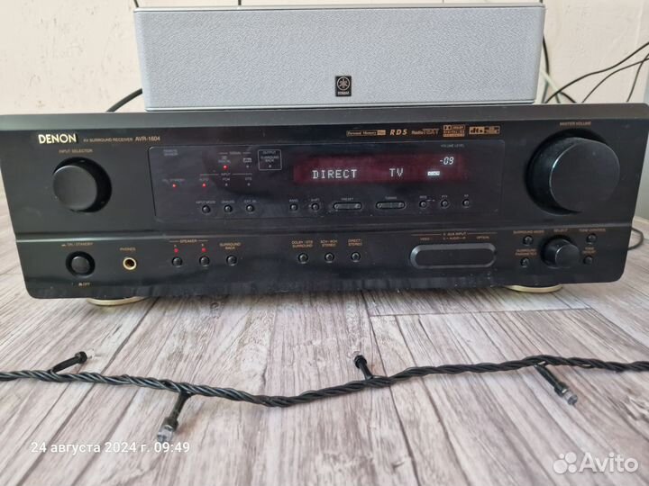 Av ресивер бу 5.1 Denon Avr 1604, колонки Yamaha