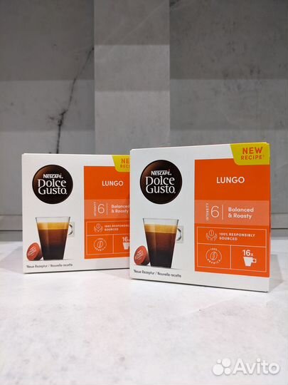 Капсулы Nescafe Dolce Gusto Lungo