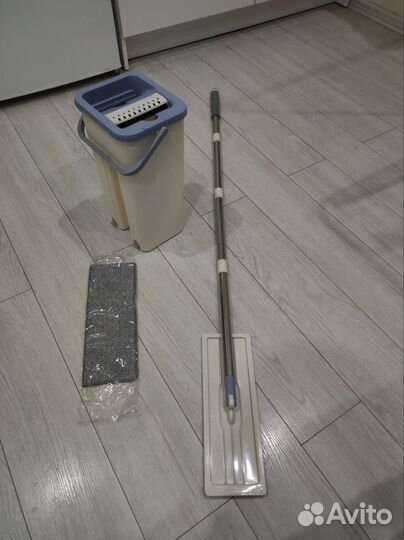 Швабра с отжимом и ведром
