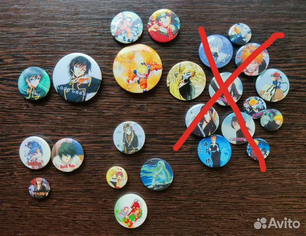 Значки аниме