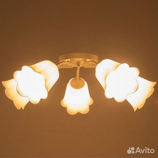 Люстра 'Онлайн' (цветок) 5х15Вт Е27 модель BR 0021