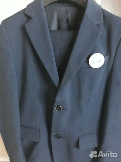 Школьный костюм для мальчика 134 синий