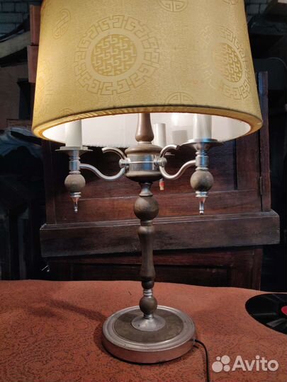 Лампа настольная с торшером