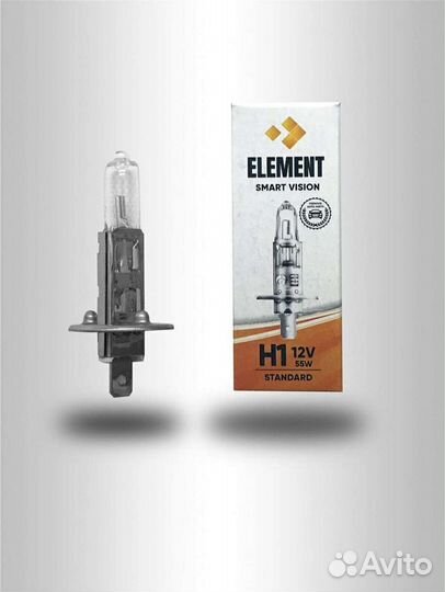 Лампа галогеновая Element (H1) 12V 55W