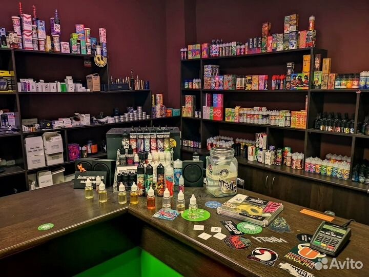 Табачный магазин с постоянными клиентами