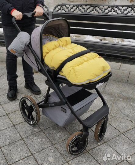 Детская коляска 2 в 1 Moon Style Stone 2021