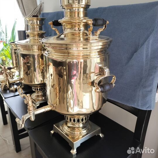 Самовар дровяной угольный с реставрации