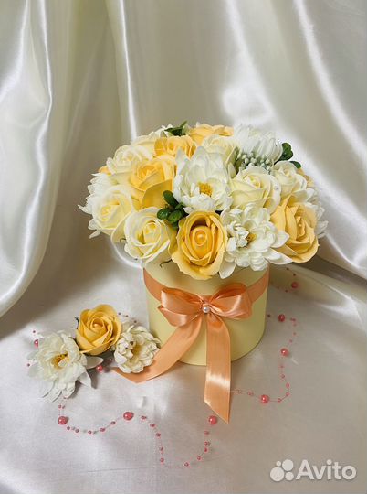 Шикарный Букет в шляпной коробке