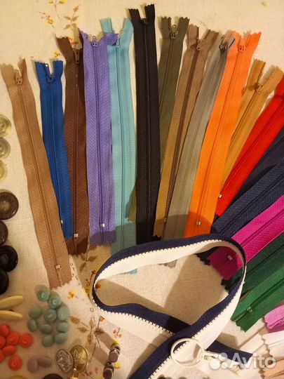 Молнии, пуговицы и запонки