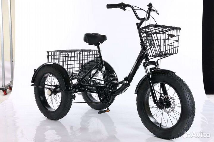 Трехколесный велосипед фэтбайк трицикл новый 2023