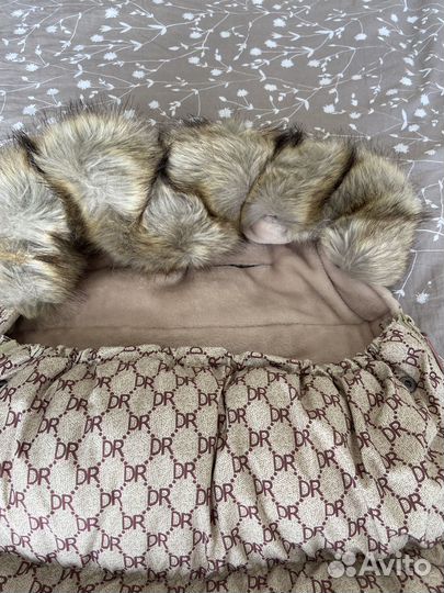 Зимний конверт в коляску