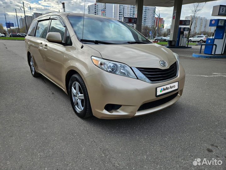 Toyota Sienna 3.5 AT, 2010, 137 000 км