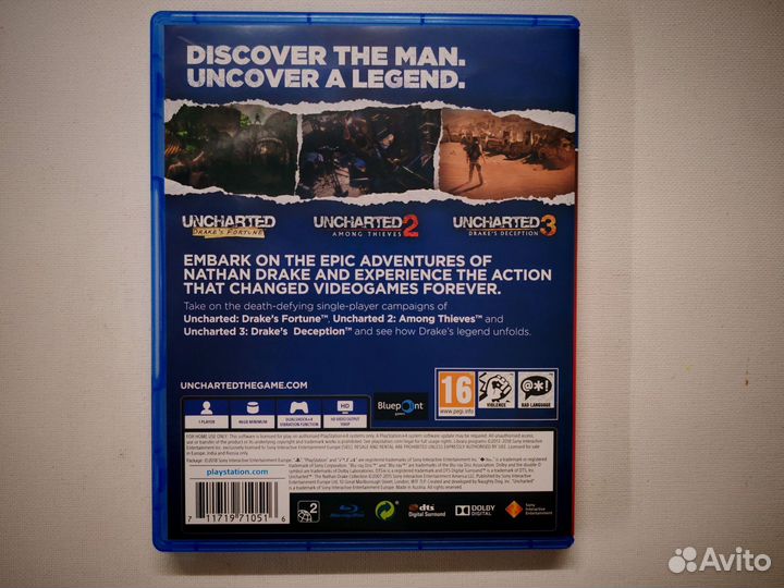 Uncharted Натан Дрейк Коллекция PS4 Русская версия