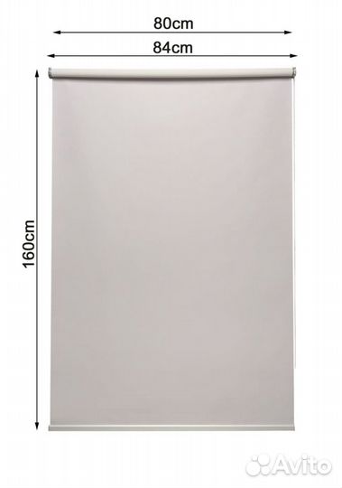 Рулонная штора 80 блэкаут новая