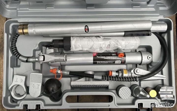 Набор гидравлических растяжек 10тонн, 16 предметов