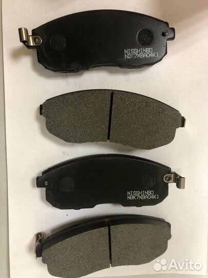 Колодки тормозные передние Nisshinbo NP2005, Teana