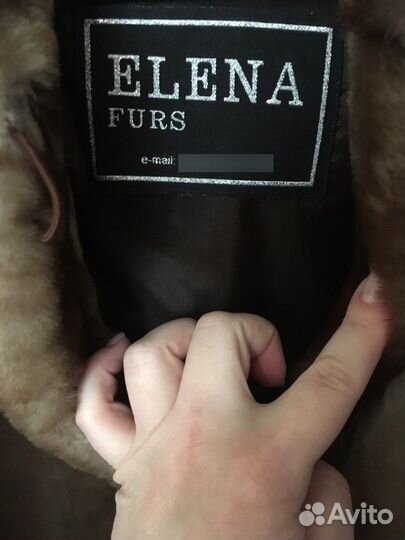 Шуба мутон. Новая