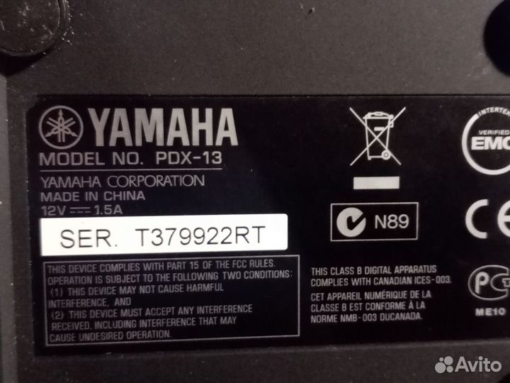 Yamaha pdx-13 iPhone +портативный плеер