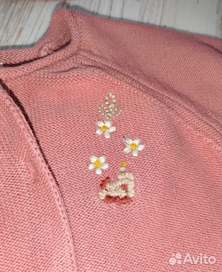 Комплект Next кофта с вышивкой и чалма