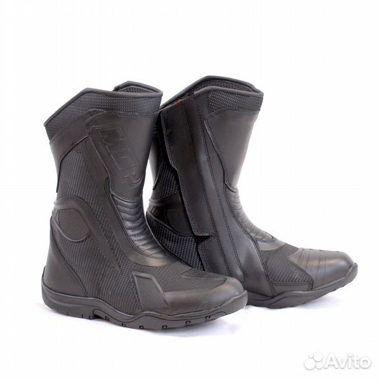 Мотоботы mcp motorizer leather waterproof black