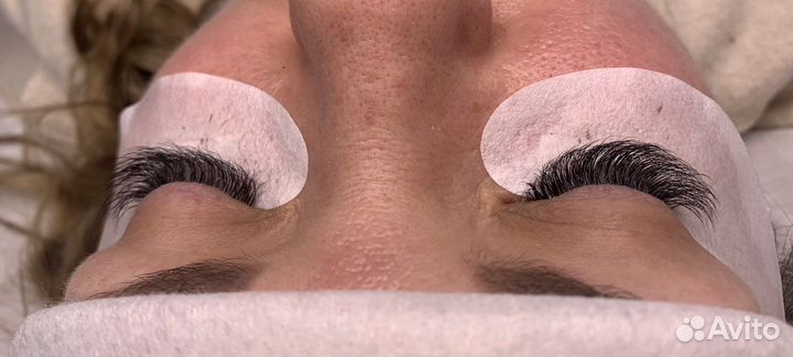 Наращивание ресниц на дому