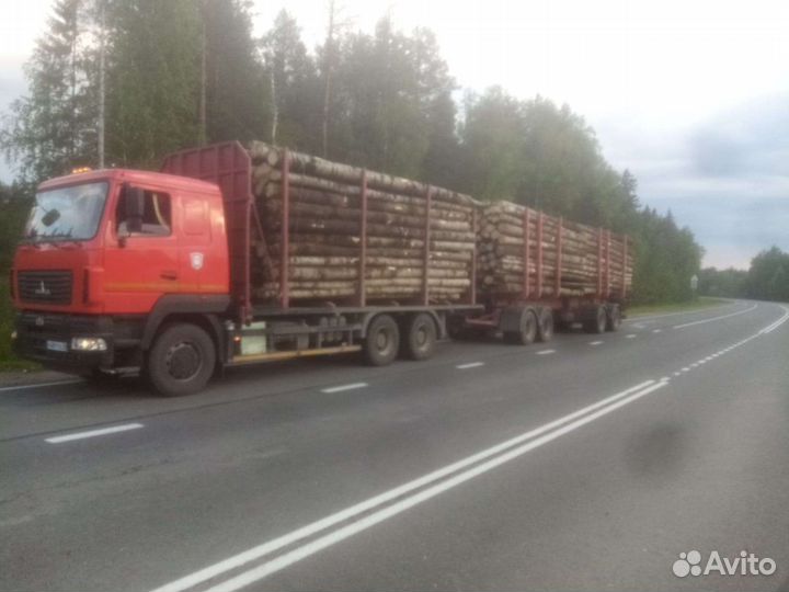 Требуется водитель категории Е. на лесовозы (маз)