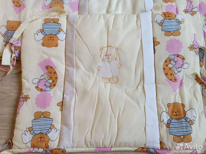 Бортики в детский кроватку и Балдахин