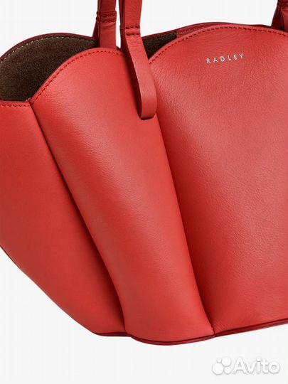 Кожаная сумка Radley London Lily коралловая